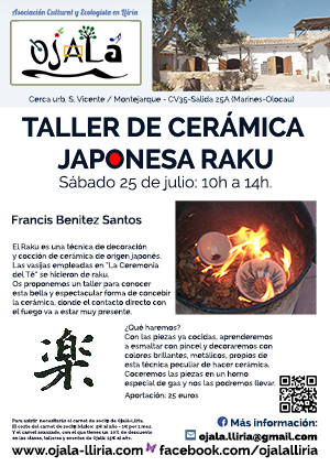 Taller de Cerámica – Japonesa RAKU