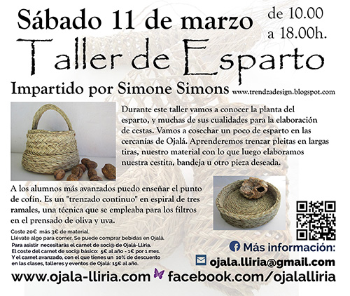 Taller de esparto 11 de marzo