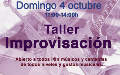 Taller de Improvisación – 4 de octubre